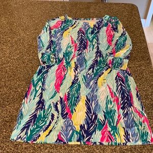 Lilly Pulitzer Dress Feathers Small